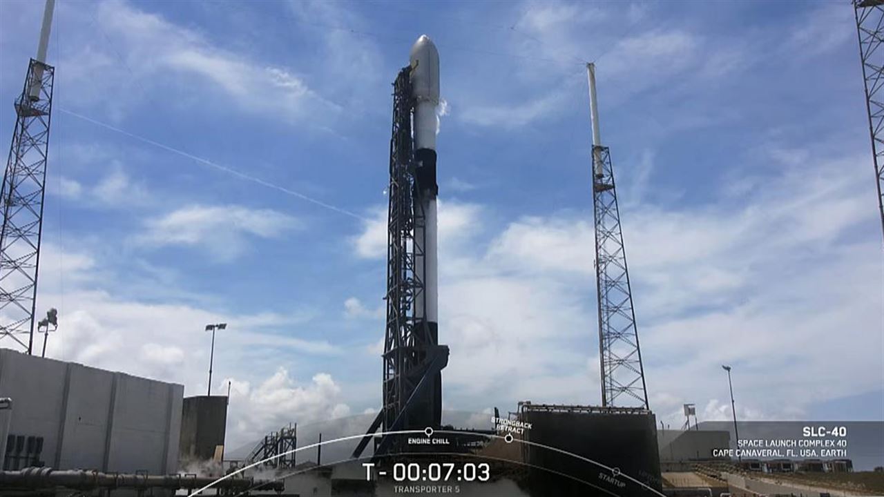 En 8-9 minutos alcanzará la órbita en la que operará, a 500 km de la Tierra