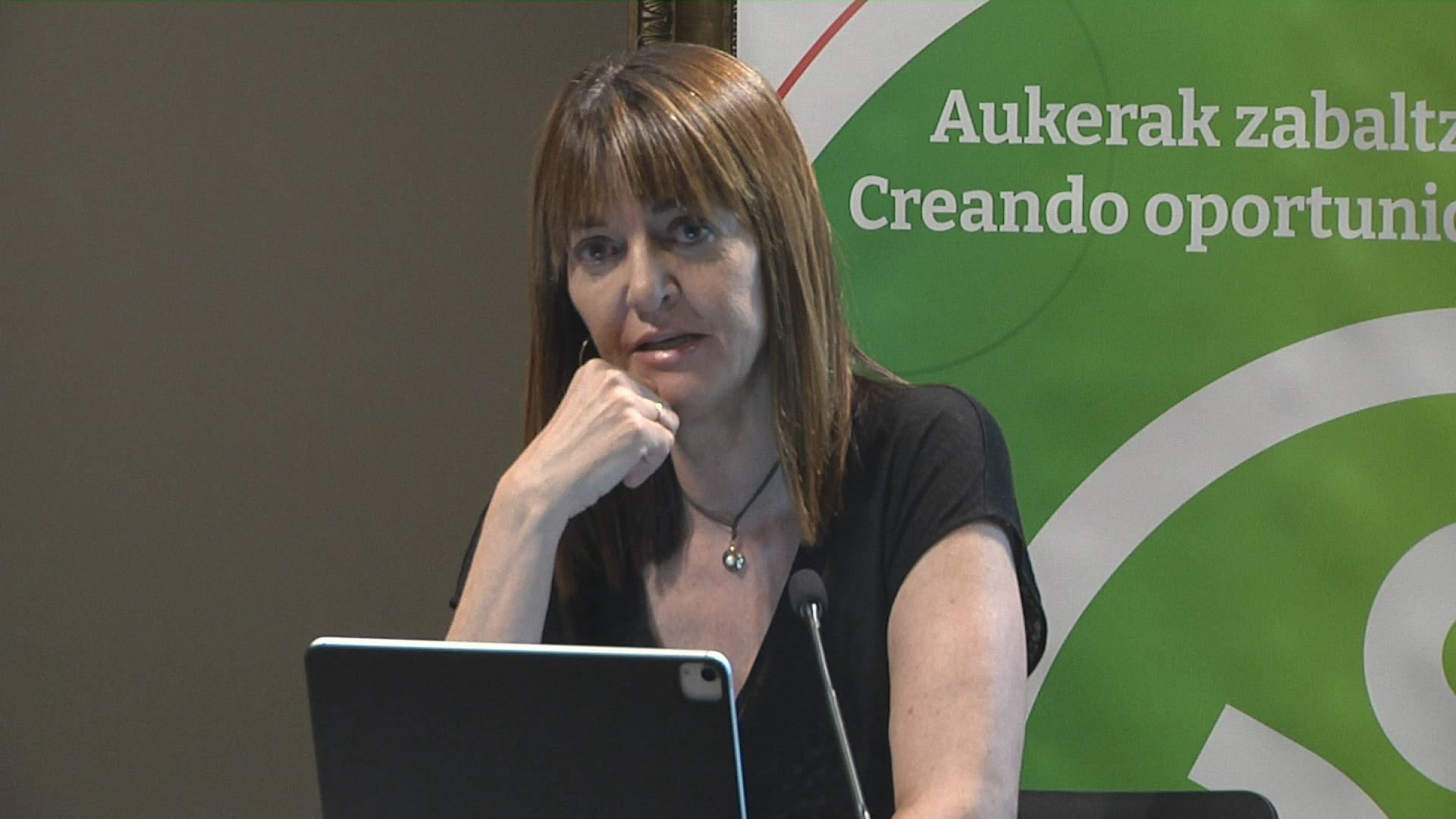 Idoia Mendia. EITB Mediaren bideo batetik ateratako irudia.