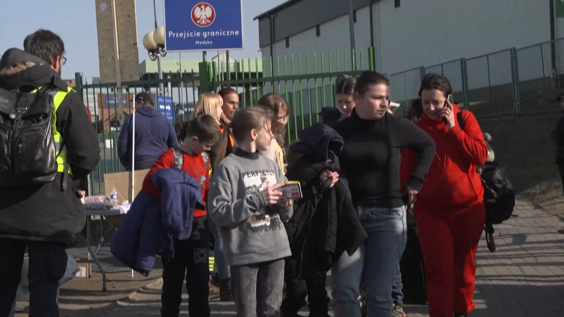 Escolares ucranianos. Imagen: EITB Media