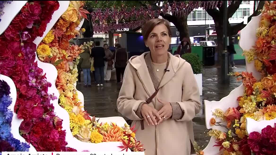 Amaia Arrietak 22 urte daramatza Londresen. EITB Mediaren bideo batetik ateratako irudia.