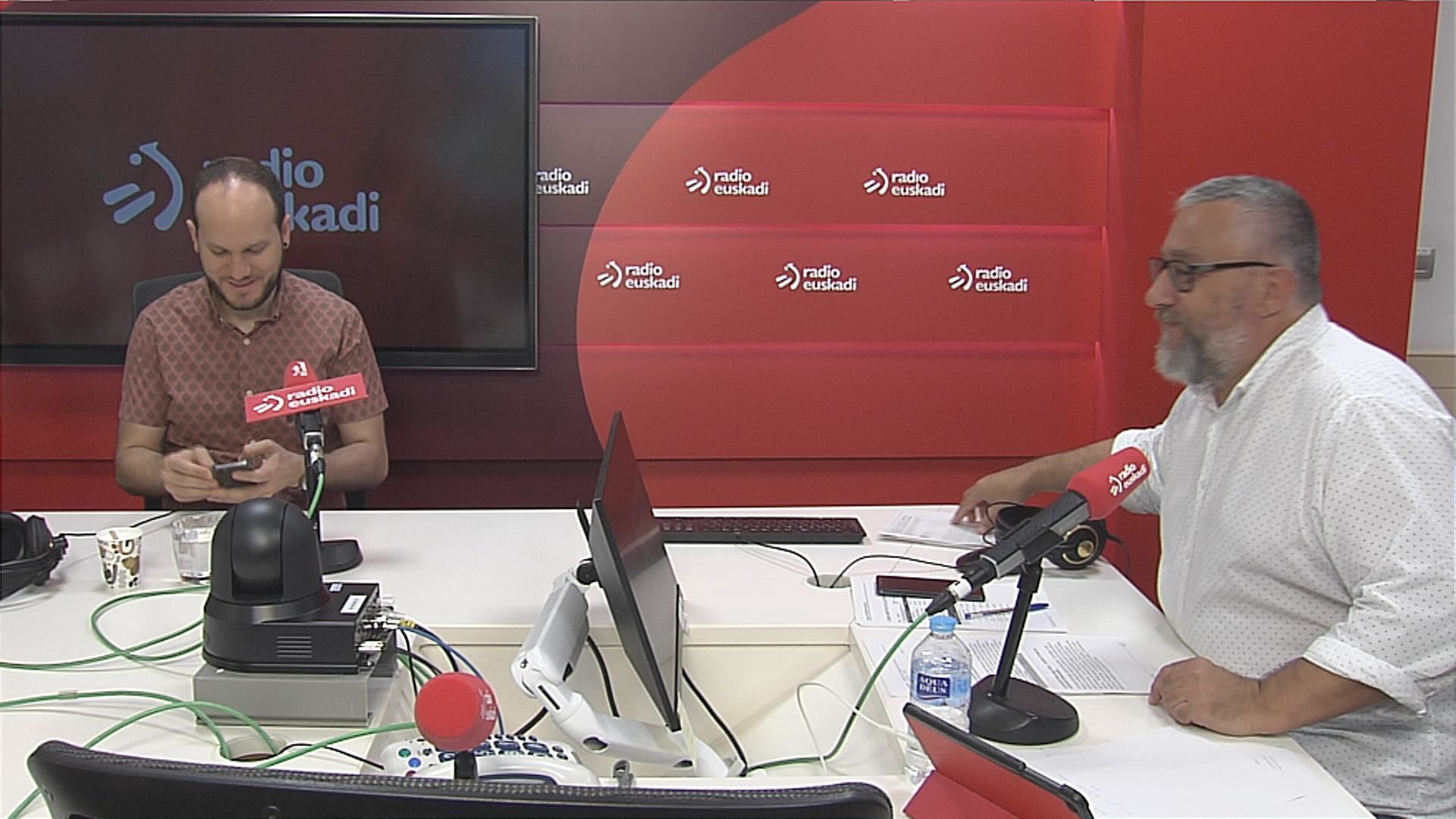Iñigo Martinez (Elkarrekin Podemos-IU), Radio Euskadin. Argazkia: EITB Media
