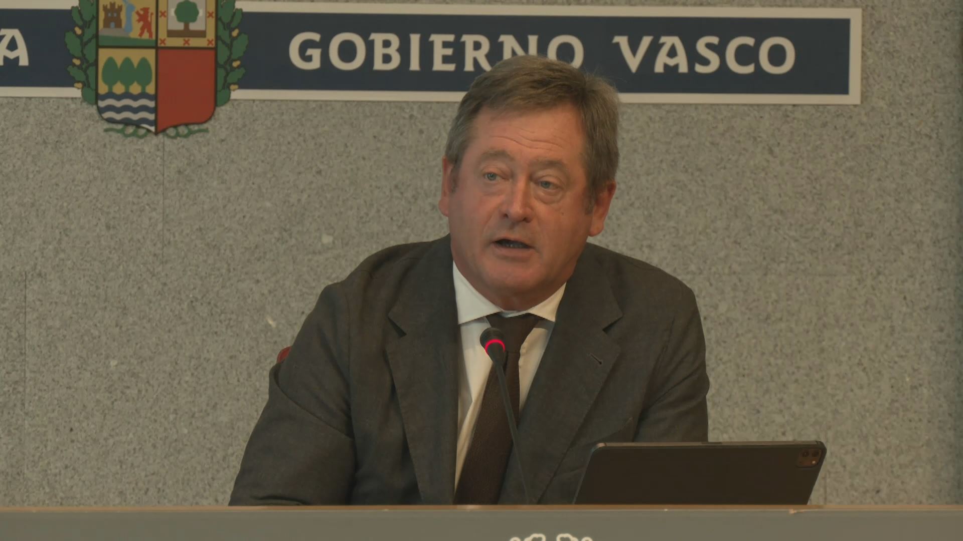 Bingen Zupiria. Imagen obtenida de un vídeo de EITB Media.