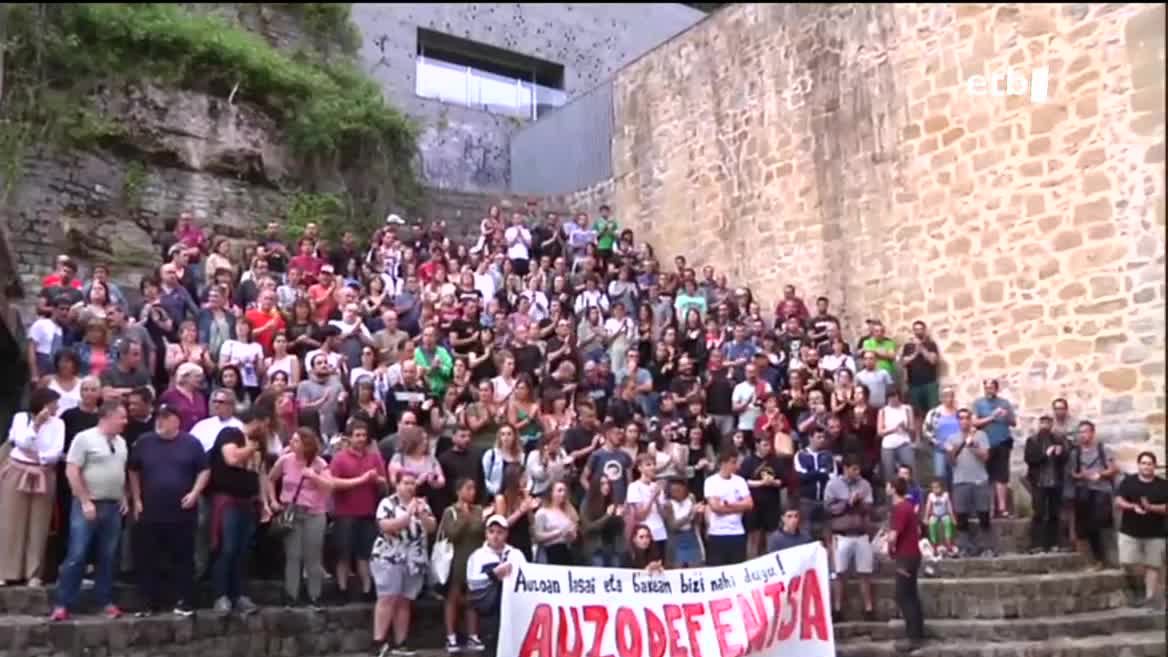 Gazte Asanbladaren bilkura. EITB Mediaren bideo batetik ateratako irudia.