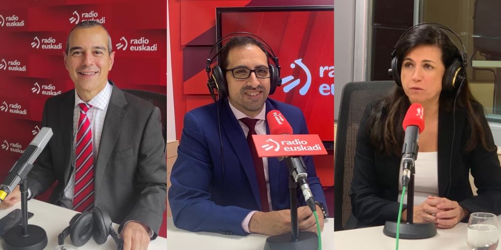 De izquierda a derecha, Sánchez (Hondarribia), Grande (Bilbao) y Llarena (Foronda).