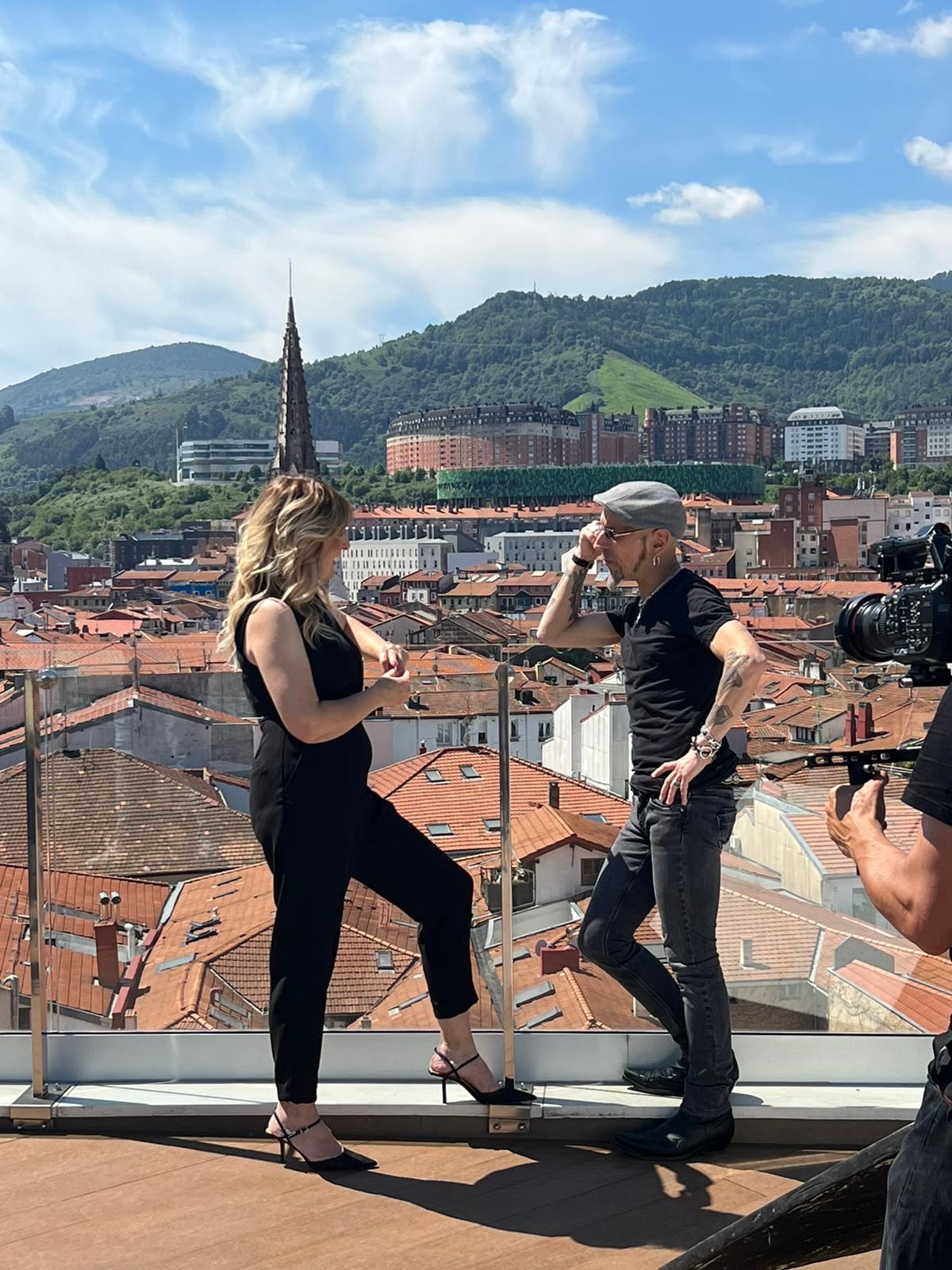 Arantza Ruiz y Fito, durante la entrevista en "12 minutos"