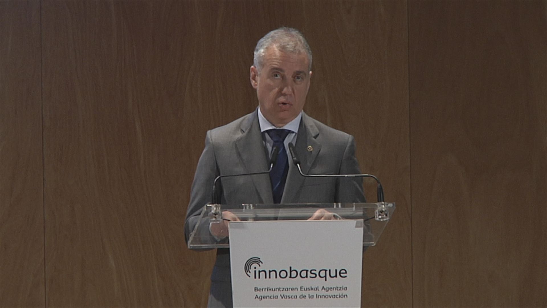 Iñigo Urkullu. Imagen obtenida de un vídeo de EITB Media.