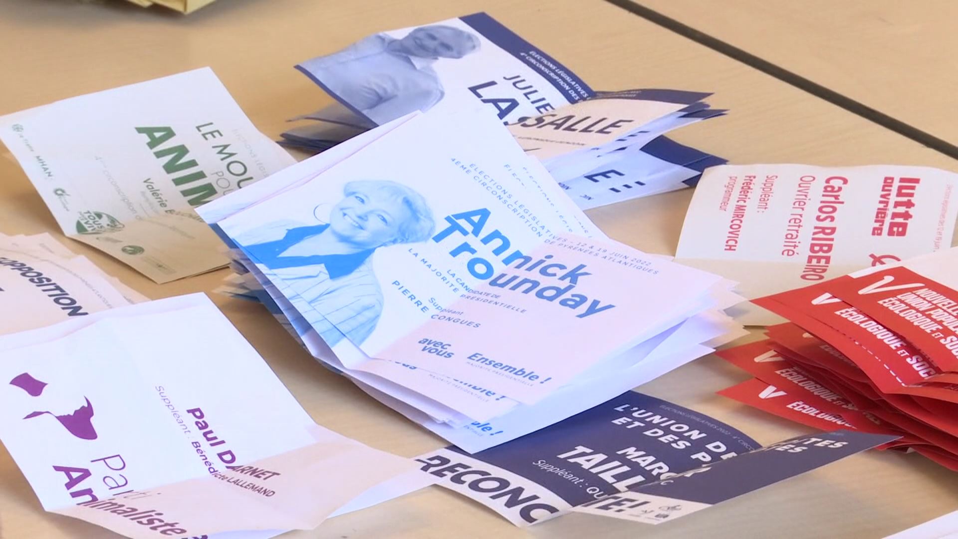 Hauteskundeak Ipar Euskal Herrian. EITB Mediaren bideo batetik ateratako irudia.