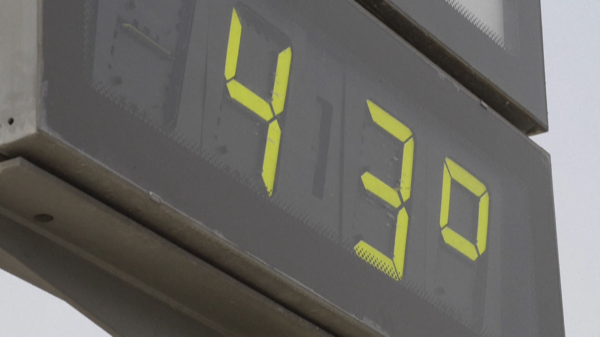 Las temperaturas máximas superaron con facilidad los 40 grados. Una foto de un vídeo de EITB Media.