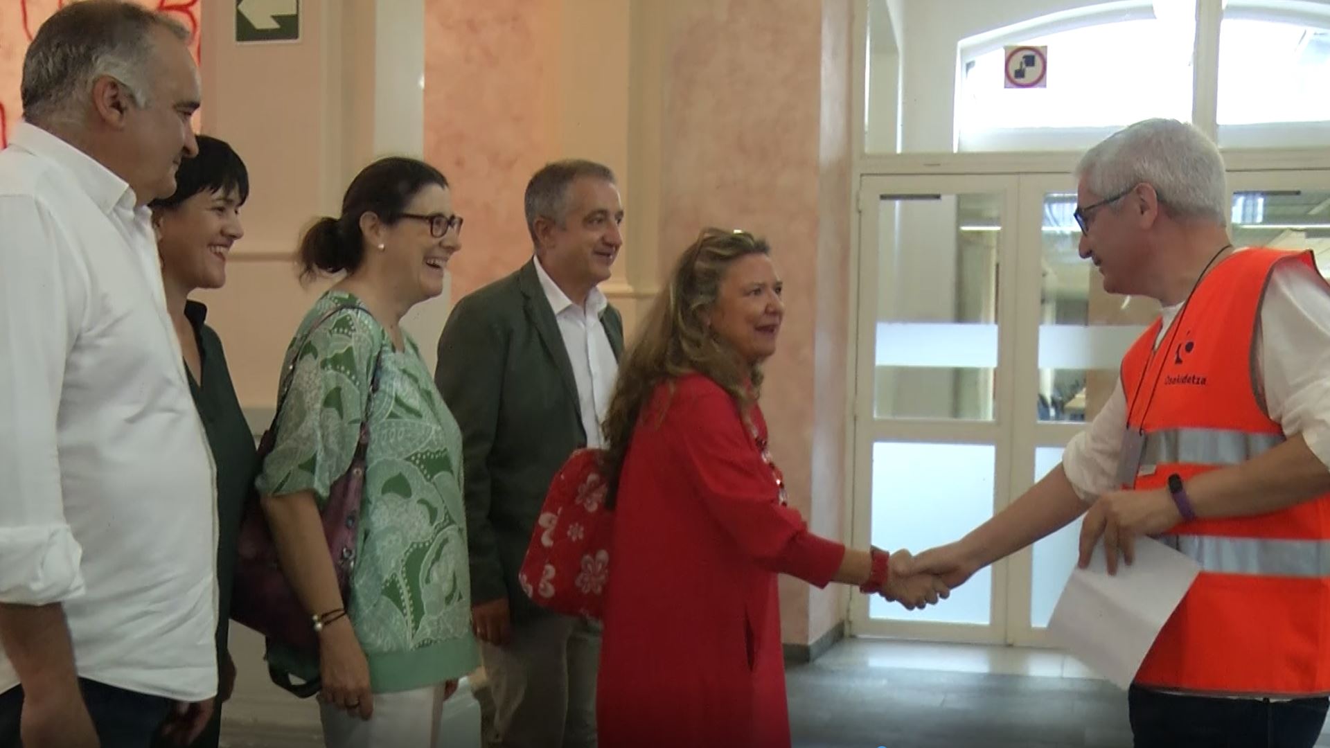 La consejera vasca de Salud, Gotzone Sagardui, este sábado en Vitoria-Gasteiz. Foto: Irekia