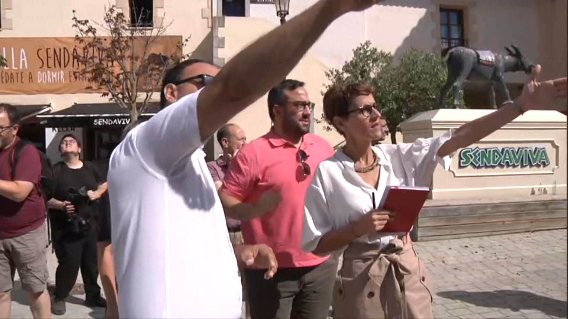 Maria Chivite, Sendaviva parquean.