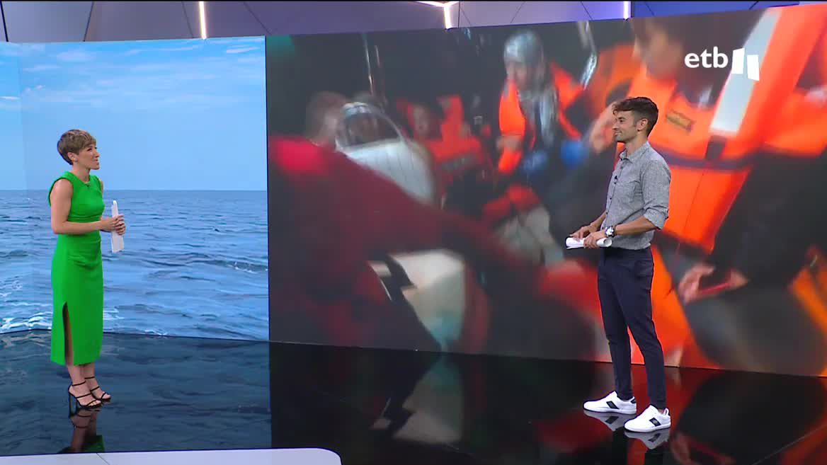 El periodista de ETB ha contado su experiencia de las últimas semanas a bordo del Aita Mari. Según ha explicado, lo más duro ha sido vivir el drama de la migración "en primera persona".
