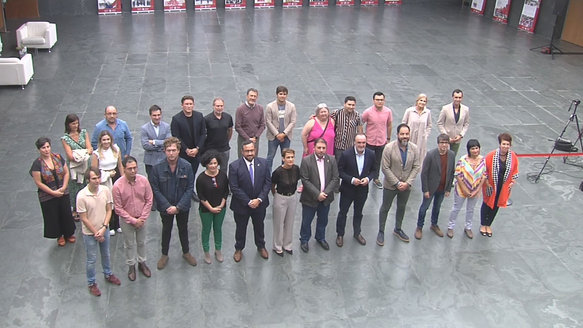 Parlamento de Navarra. Imagen obtenida de un vídeo de EITB Media.