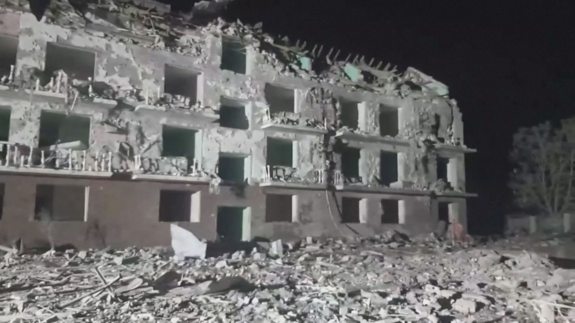Lugar del ataque. Imagen obtenida de un vídeo de Agencias.