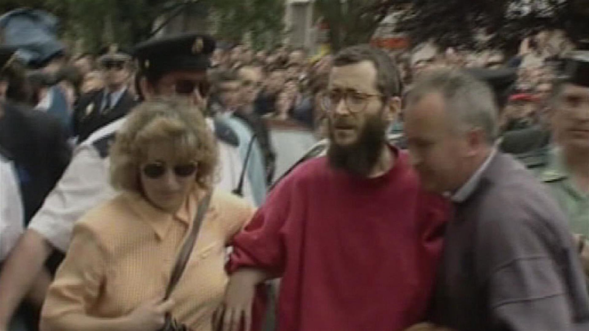 Jose Antonio Ortega Lara. Agentzietako bideo batetik ateratako irudia.