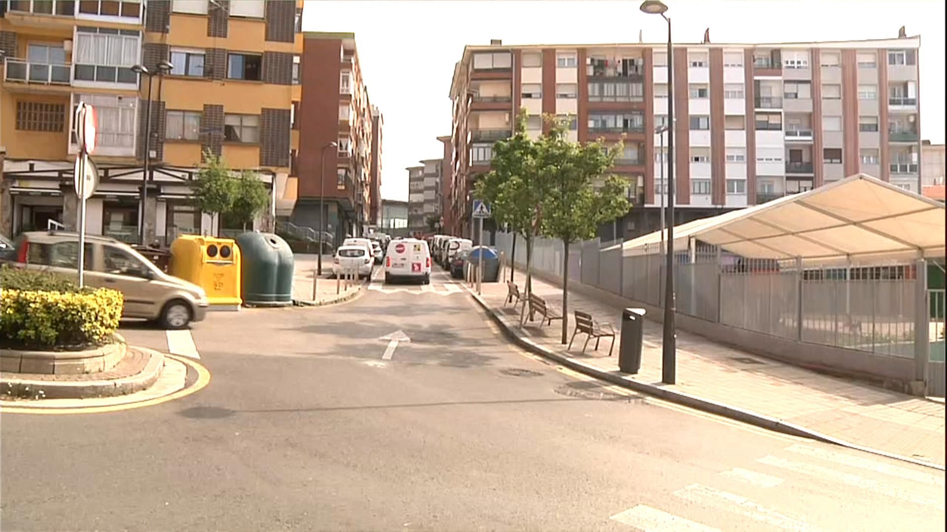 Imagen del barrio de Santurtzi donde ha ocurrido el suceso. Foto: EITB MEDIA