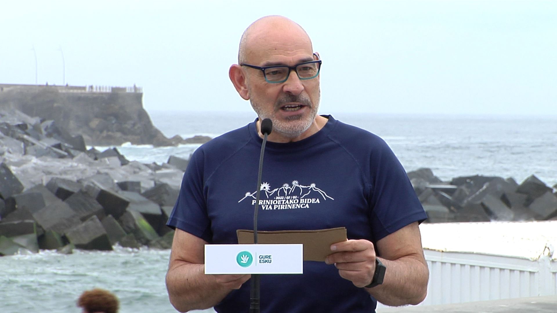 Josu Etxaburua. Imagen obtenida de un vídeo de EITB Media.