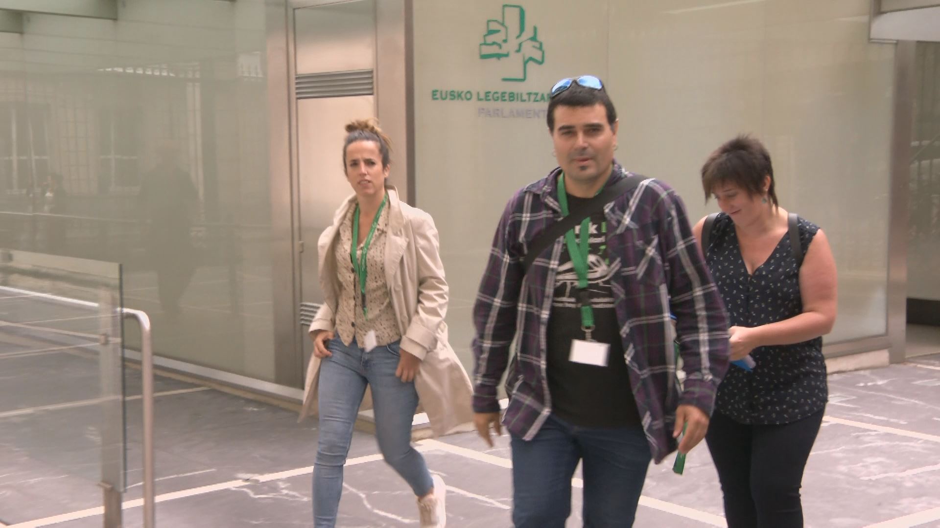 Legebiltzarra, gaur goizean. EITB Mediaren bideo batetik ateratako irudia.