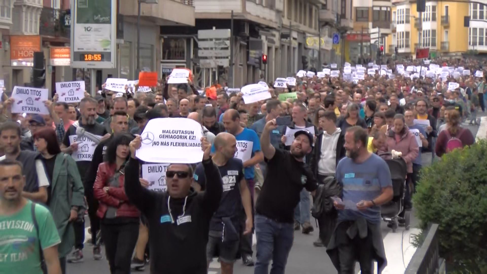 Manifestación en Vitoria-Gasteiz