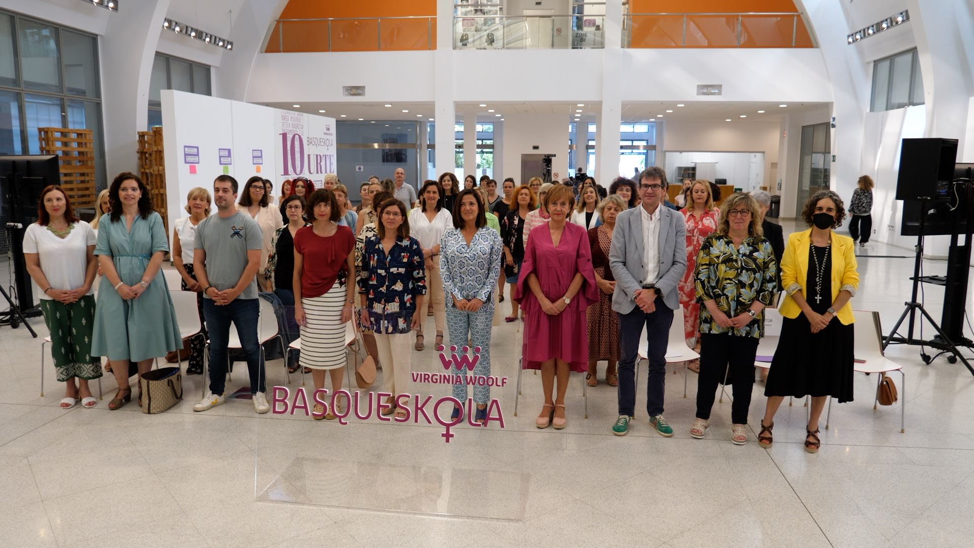 Acto de Basqueskola, hoy, en Bilbao. Foto: Irekia