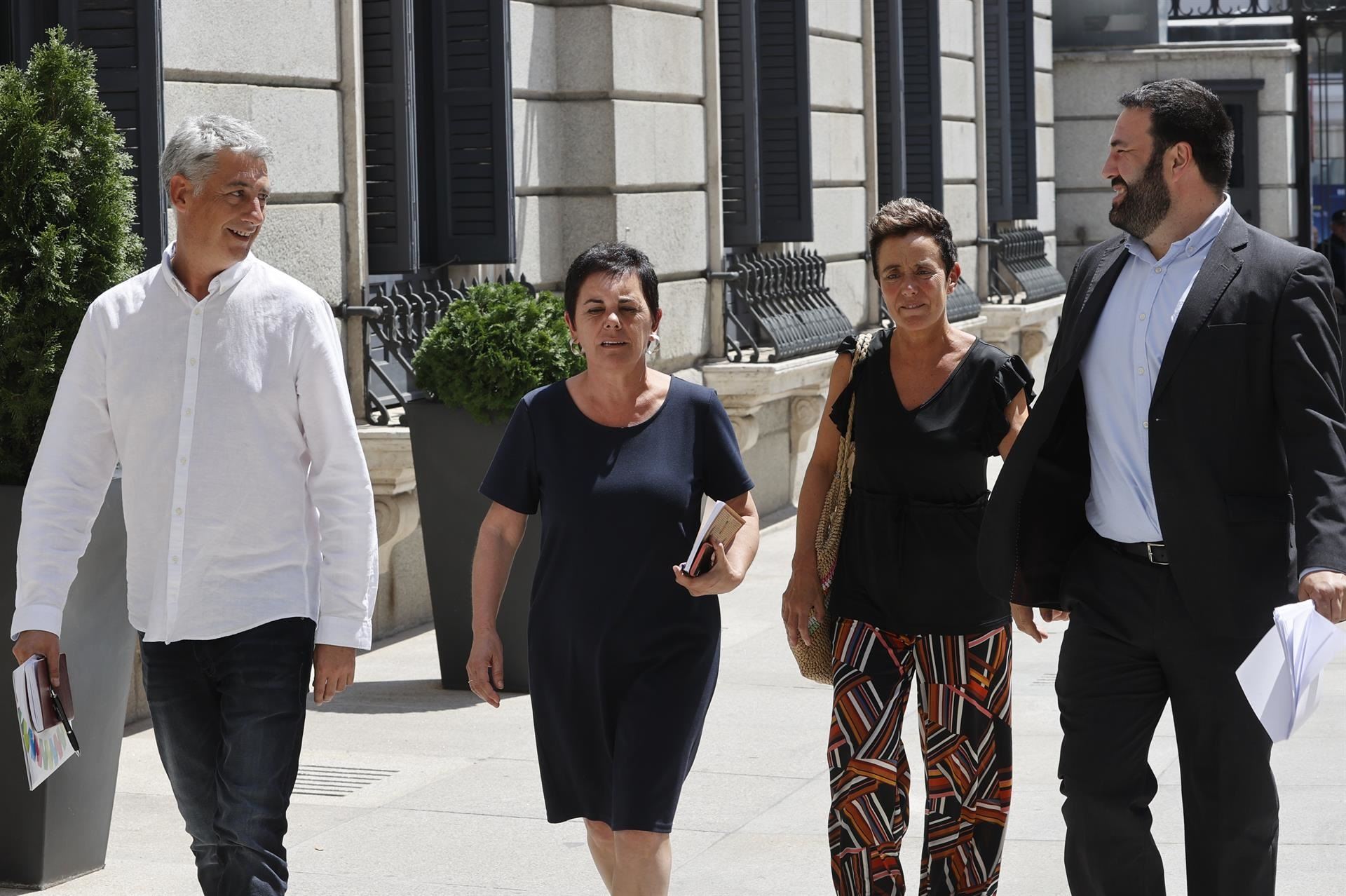 EH Bildu Kongresua Oskar Matute, Mertxe Aizpurua, Bel Pozueta, Jon Iñarritu