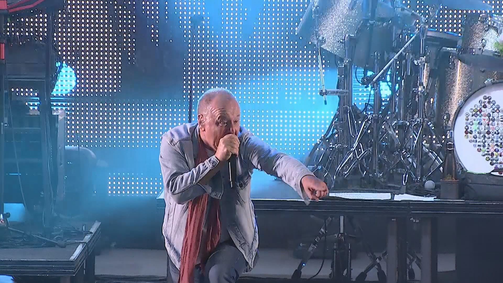 Simple Minds. Imagen obtenida de un vídeo de EITB Media.