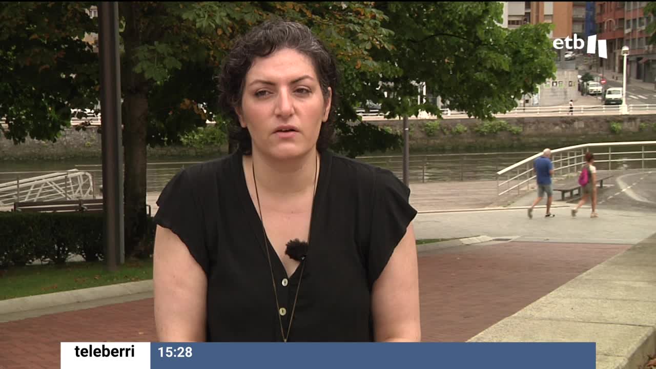 Maryam Fathi. Una foto sacada de un vídeo de EITB Media.