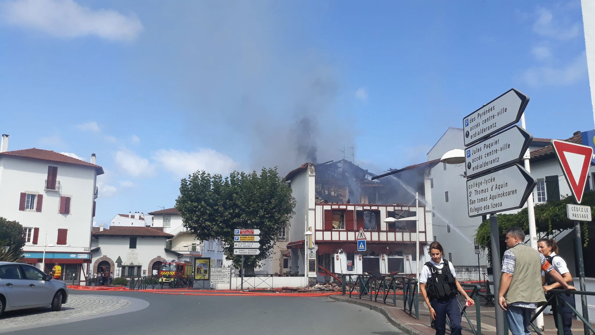 Goizaldean piztu da sua. Argazkia: EITB