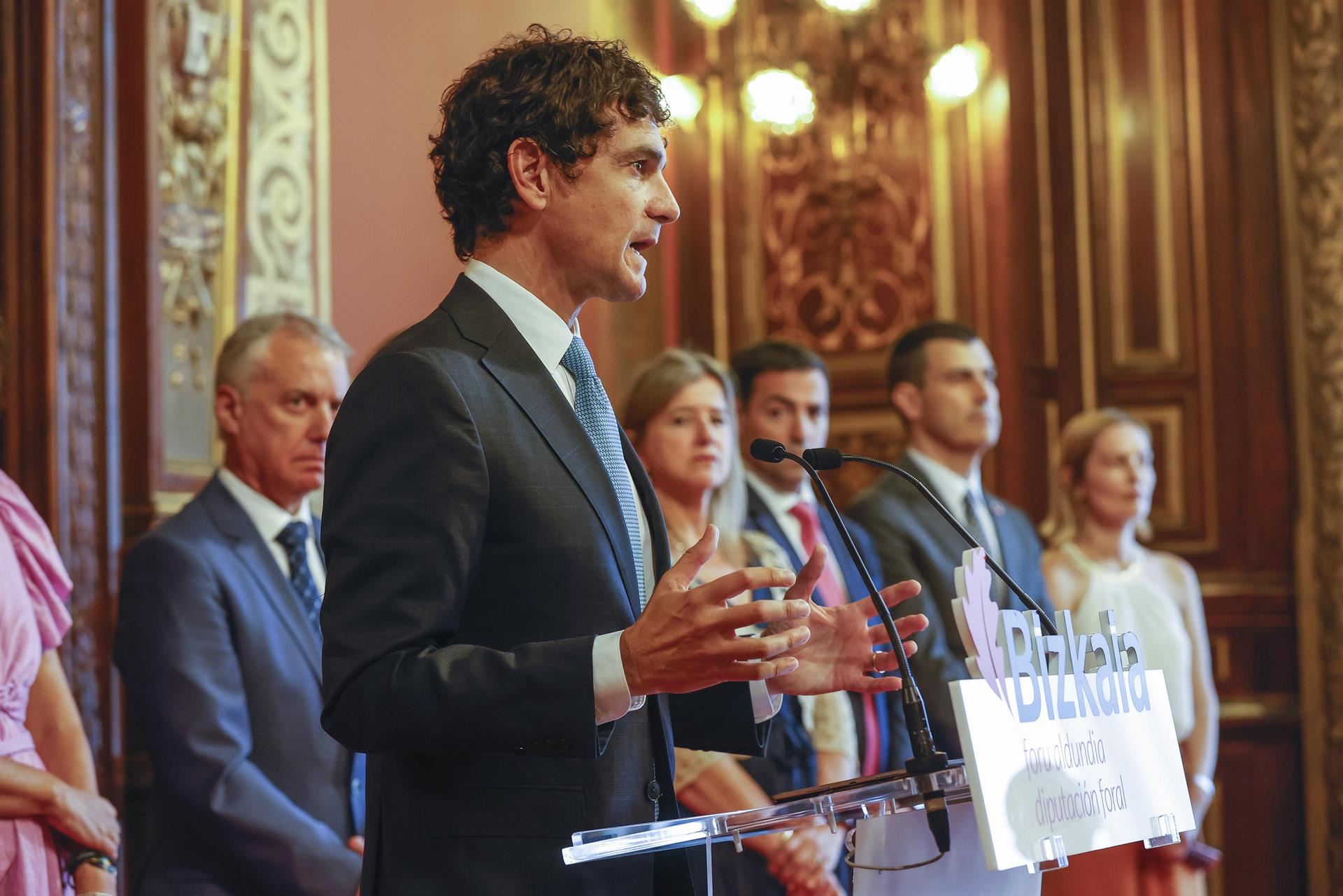 El diputado general de Bizkaia, Unai Rementeria. Foto: EFE