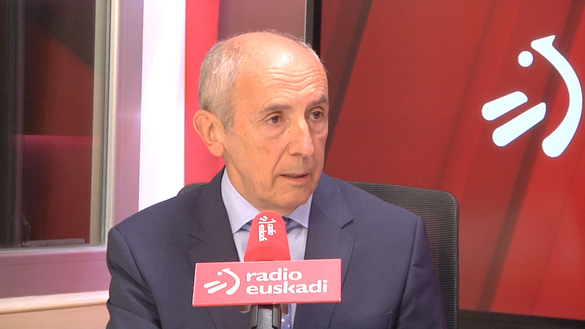 Josu Erkoreka, entrevistado en Radio Euskadi.