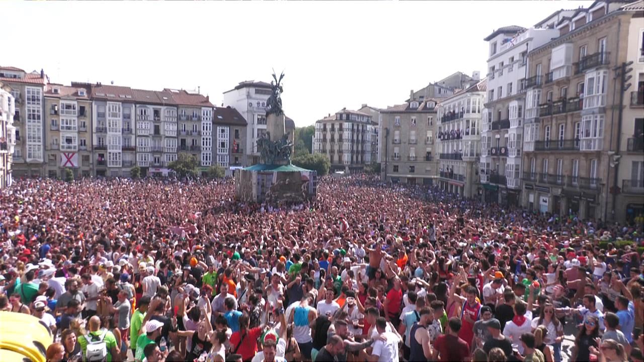 Bajada de Celedón. Imagen: EITB Media