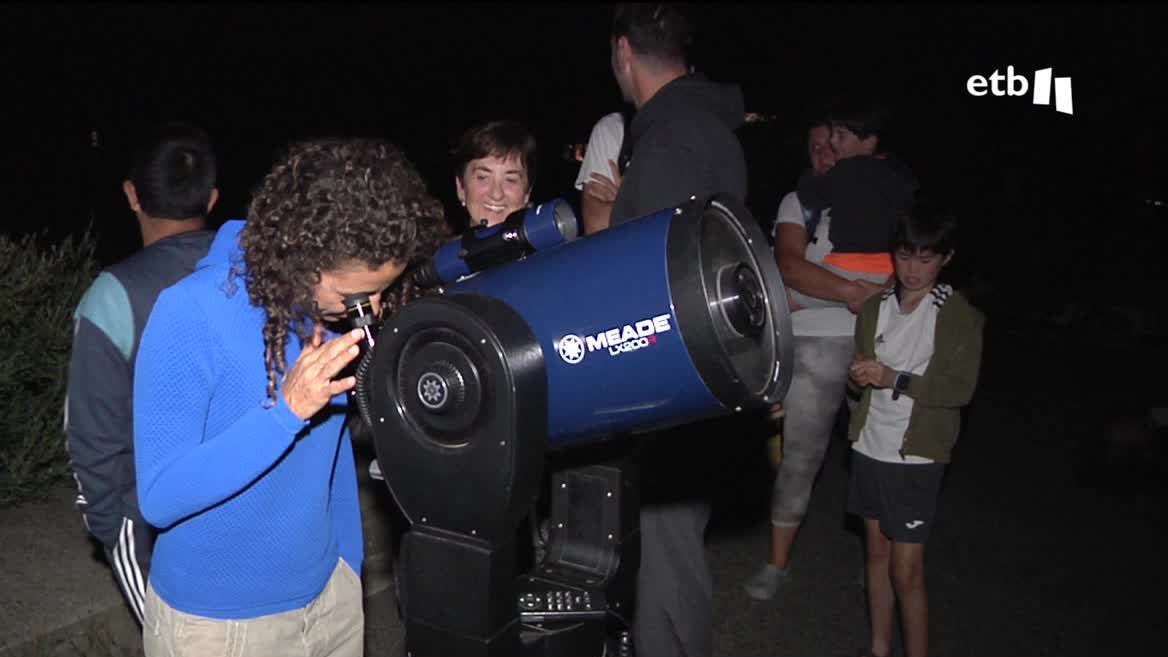 Contaron, además, con la ayuda de varios astrofísicos del Planetario de Pamplona, en una noche que, según nos dijeron varios, fue "mágica".