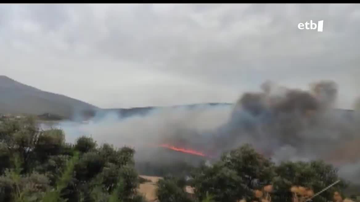 Nafarroako mugatik 20 bat kilometrora, Zaragozan, sute handia piztu da Moncayoko Parke Naturalean. Horren ondorioz, hainbat herri hustu behar izan dituzte.