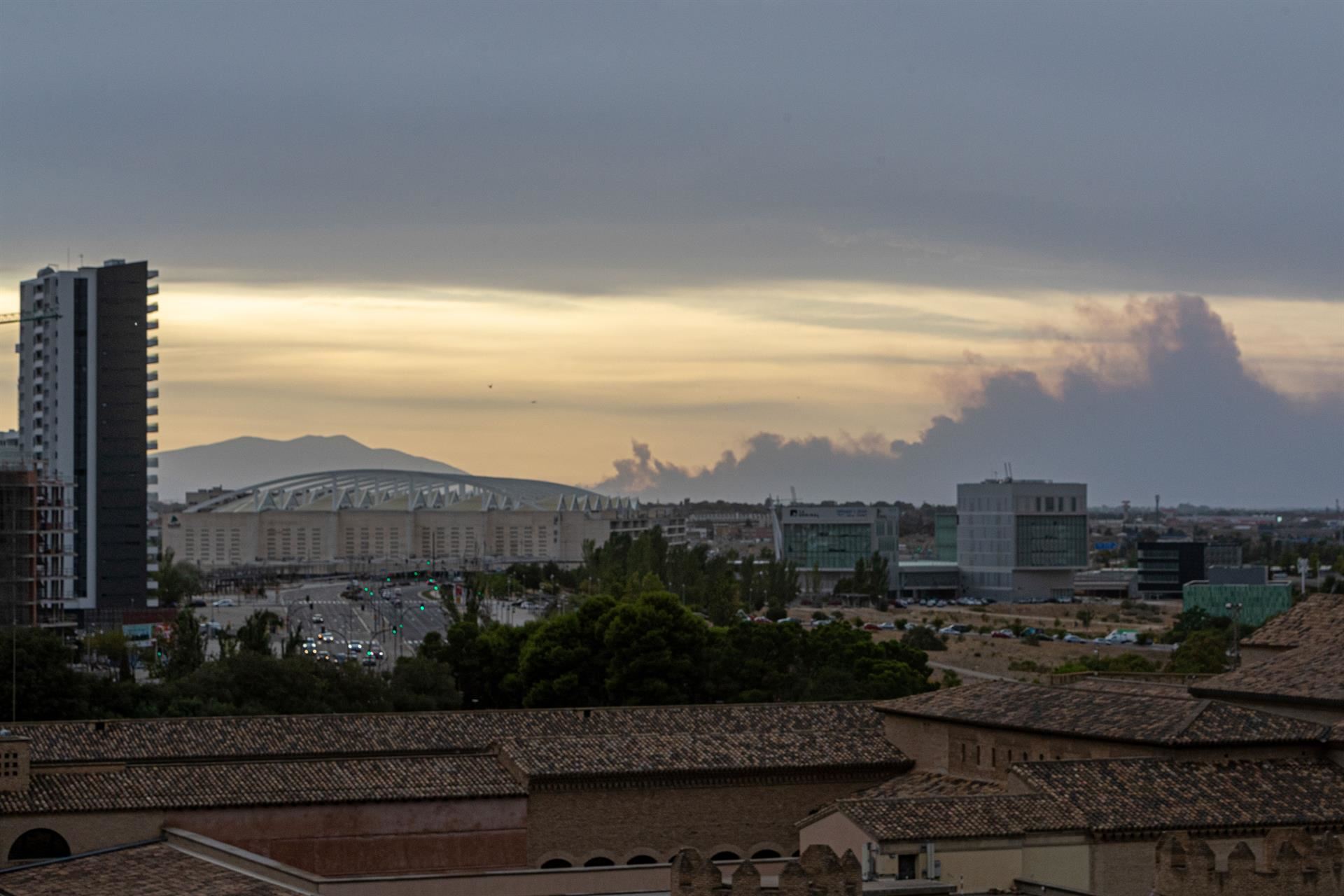 El incendio de Añón de Moncayo comenzó el sábado por la tarde