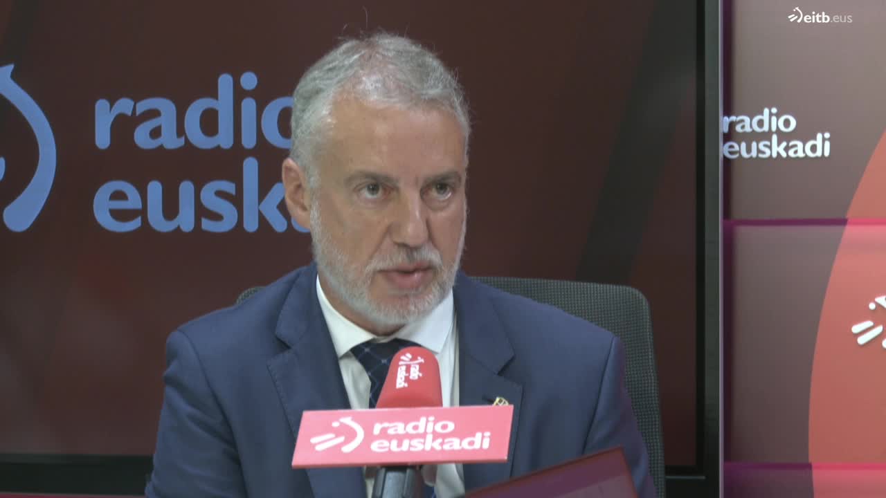 Iñigo Urkullu. Imagen obtenida de un vídeo de EITB Media