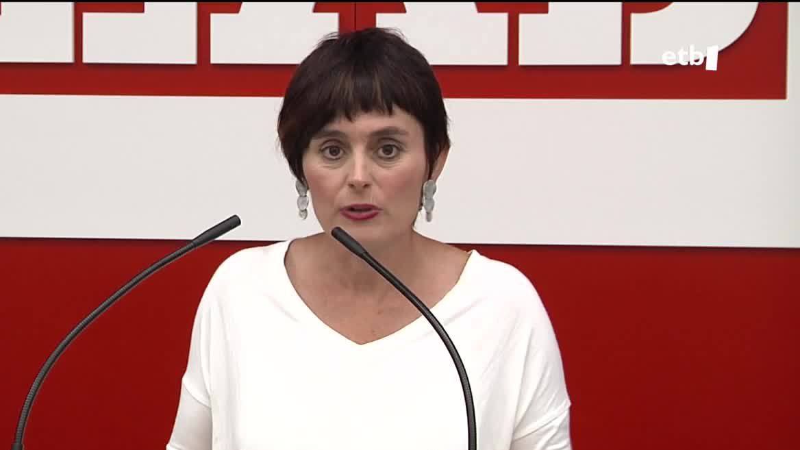 Garbiñe Aranburu. EITB Mediaren bideo batetik ateratako irudia.