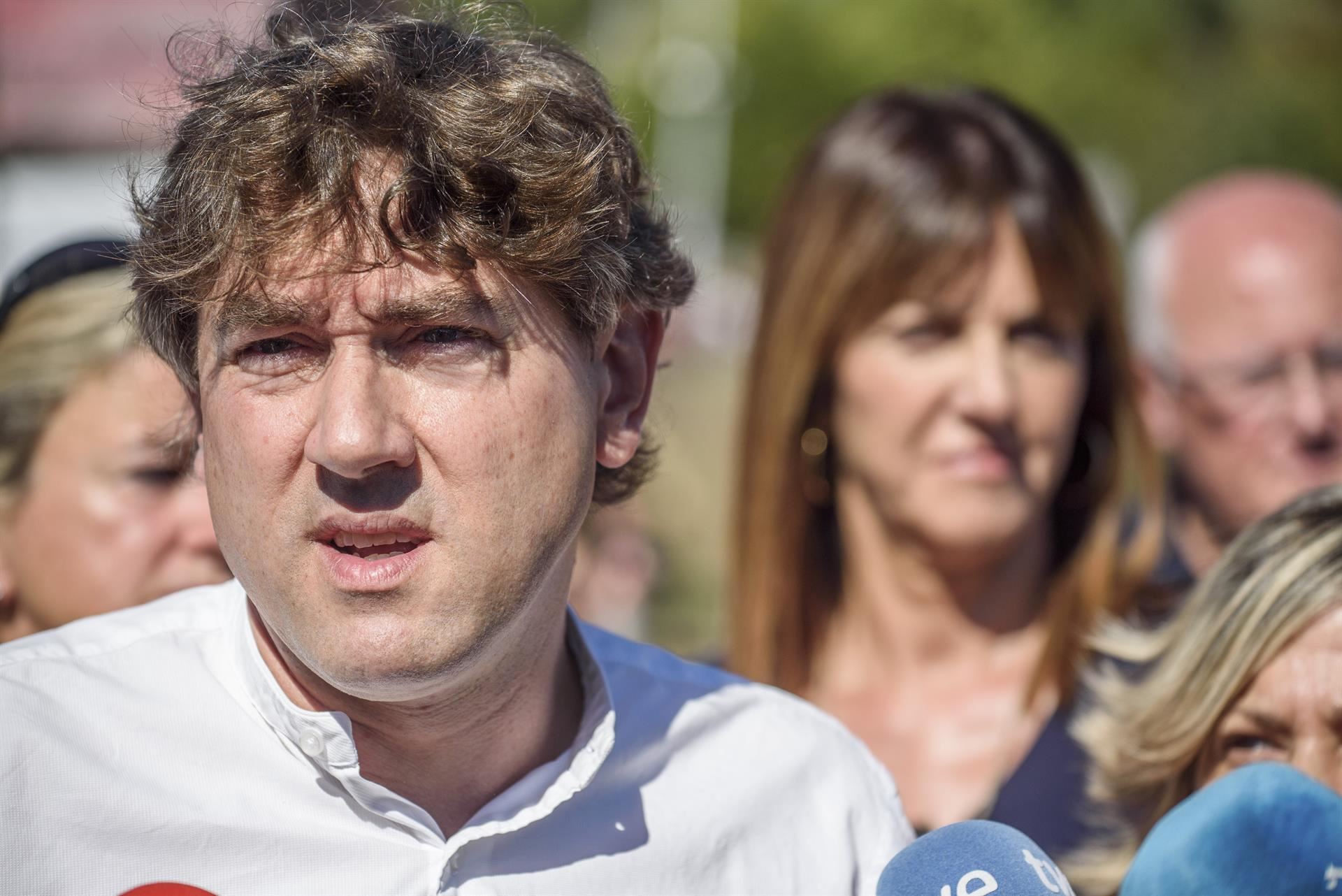 Andueza, en sus declaraciones ante la prensa este sábado. Foto: EFE