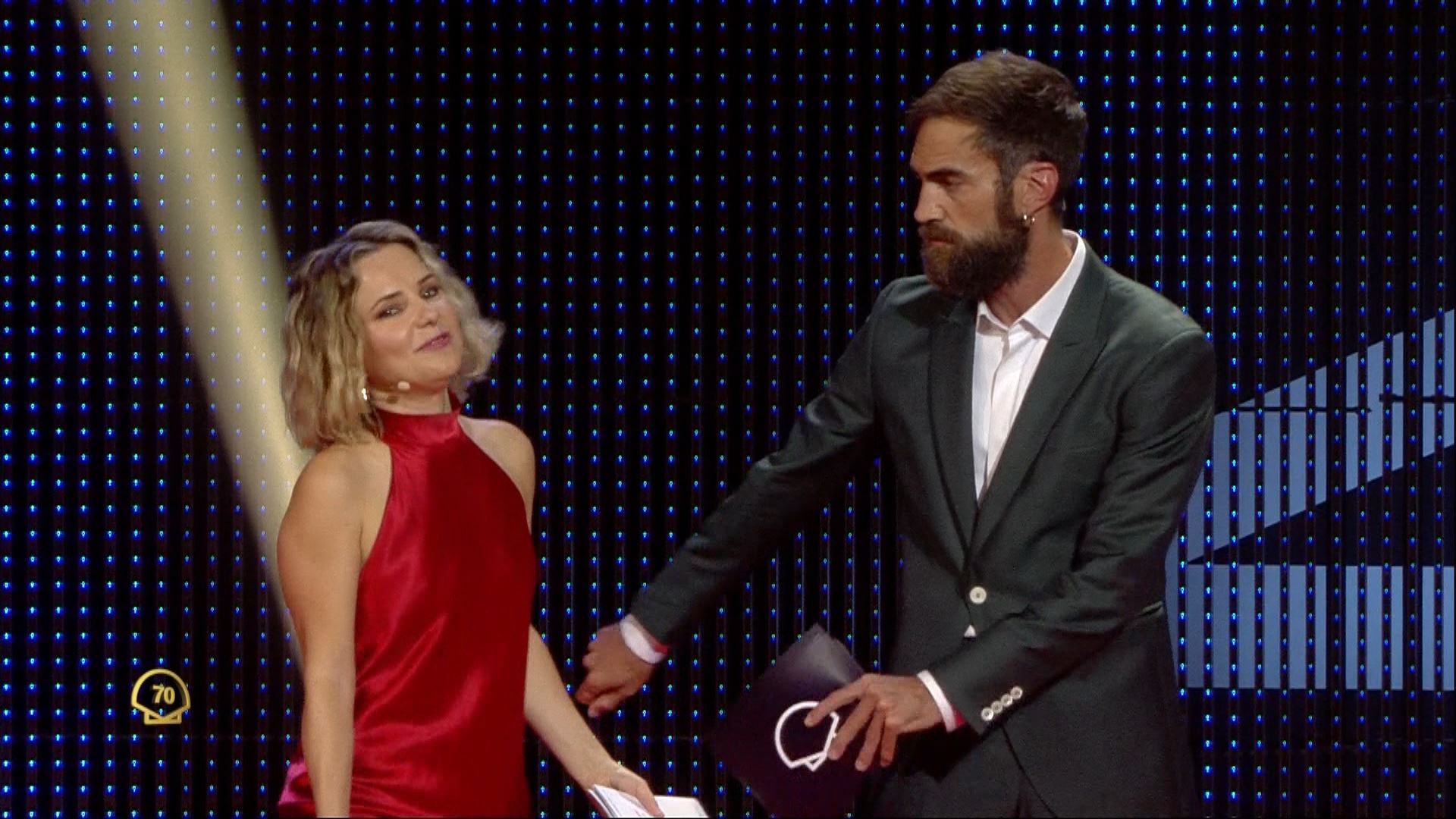 Aitziber Garmendia y Jon Plazaola. Imagen obtenida de un vídeo de EITB Media