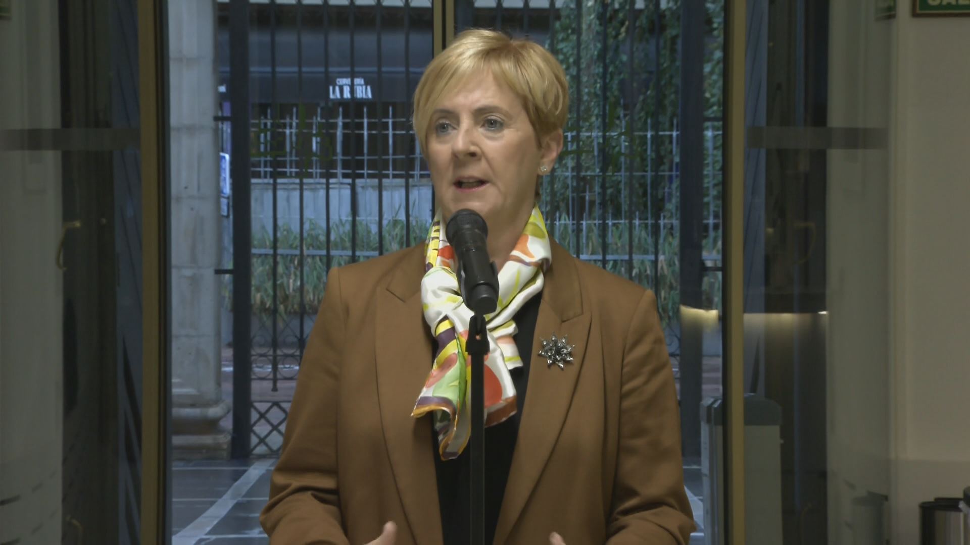 Arantxa Tapia. Imagen obtenida de un vídeo de EITB Media.