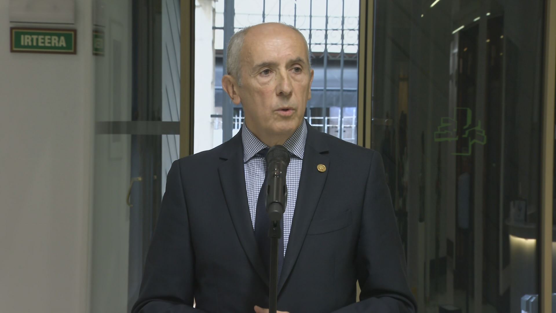 Josu Erkoreka. Imagen obtenida de un vídeo de EITB Media.