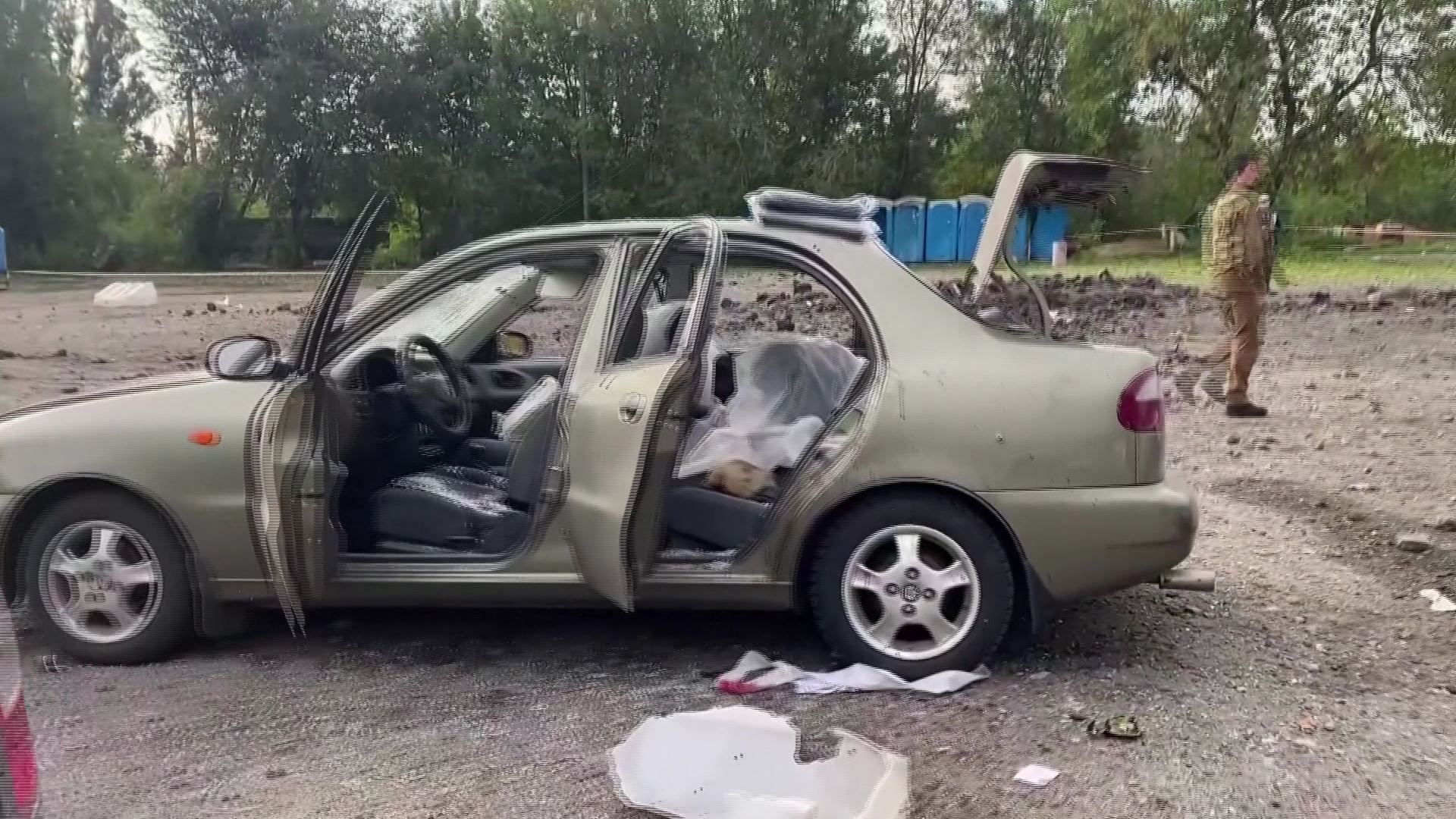 Erasoa Zaporizhian. Agentzietako bideo batetik ateratako irudia.