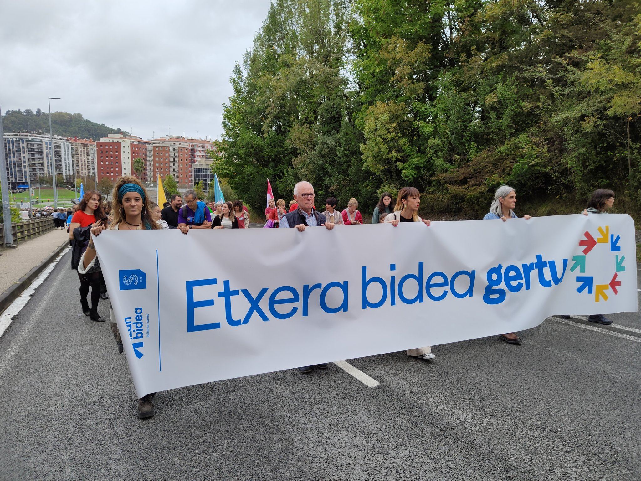 Manifestación de Sare