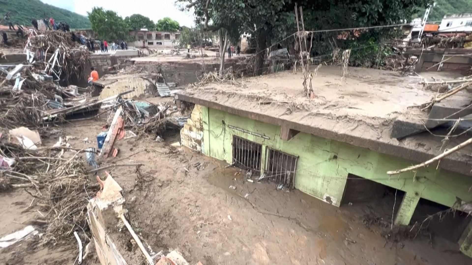 Inundaciones en Venezuela. Imagen obtenida de un vídeo de Agencias.