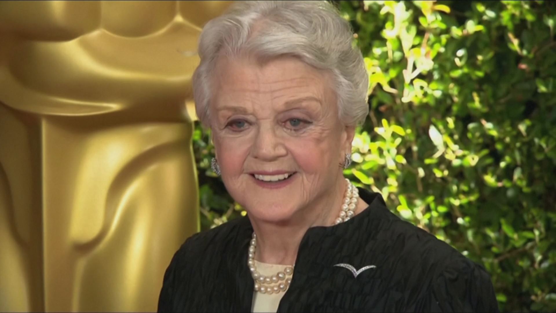 Angela Lansbury. Imagen obtenida de un vídeo de Agencias.