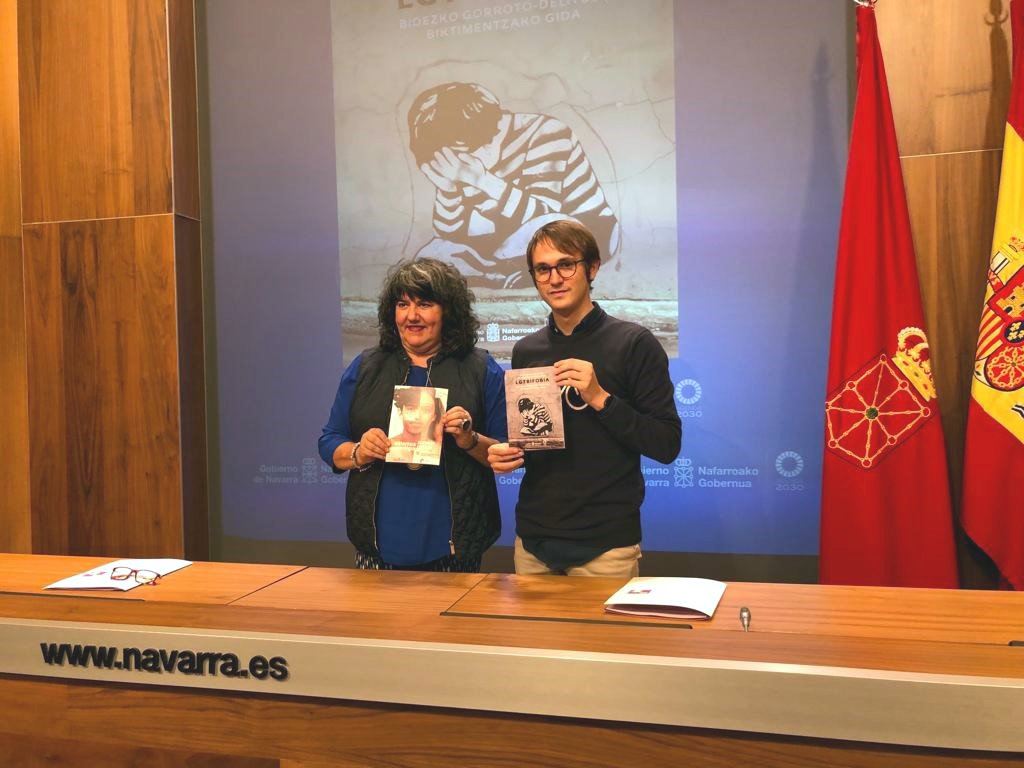 Eva Isturiz eta Julen Eneriz. Argazkia: Nafarroako Gobernua