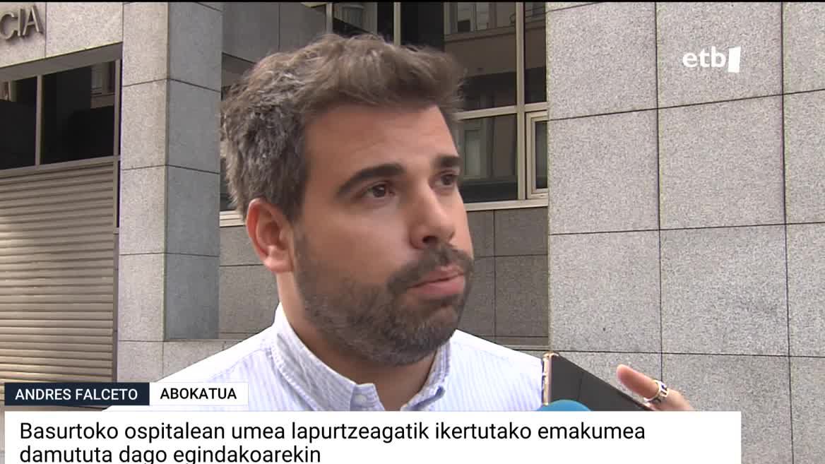 Basurtuko haurtxoa bahitu zuen emakumeak zentro psikiatriko batean borondatez sartzea eskatuko du bihar, haren abokatuak baieztatu duenez.