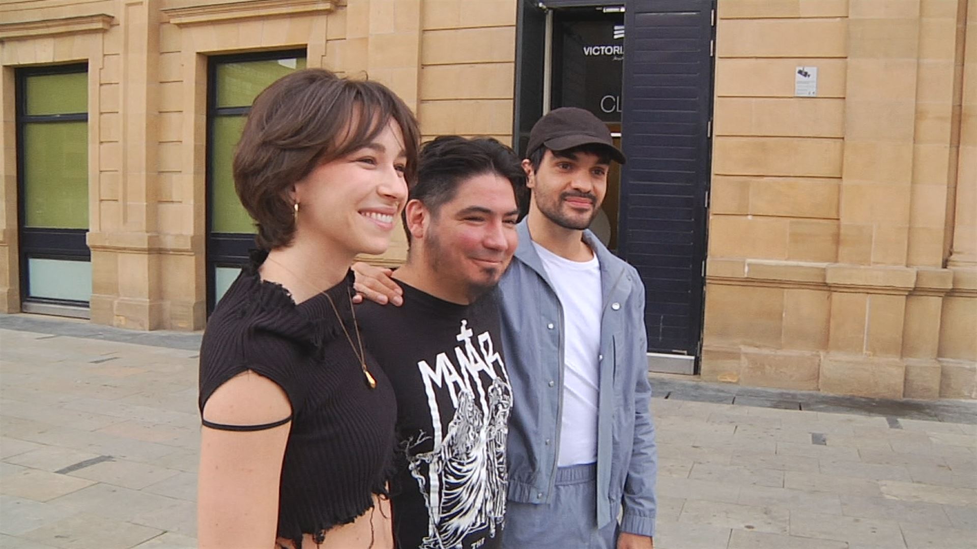 "Irati" filmako lantaldea. EITB Mediaren bideo batetik ateratako irudia.