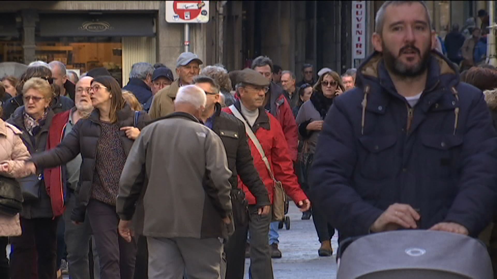 Gente en la calle.