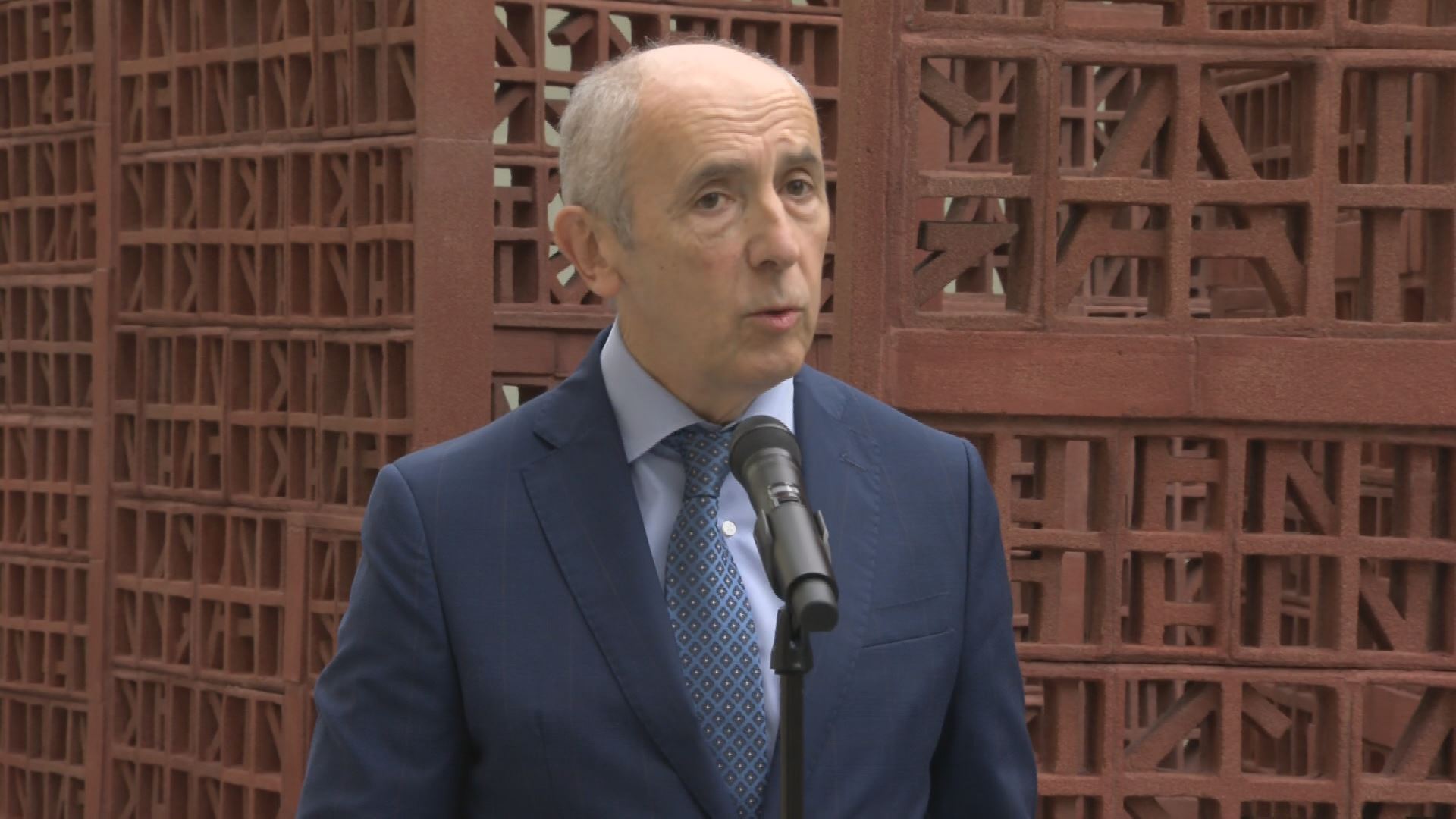 Josu Erkoreka. EITB Mediaren bideo batetik ateratako irudia.