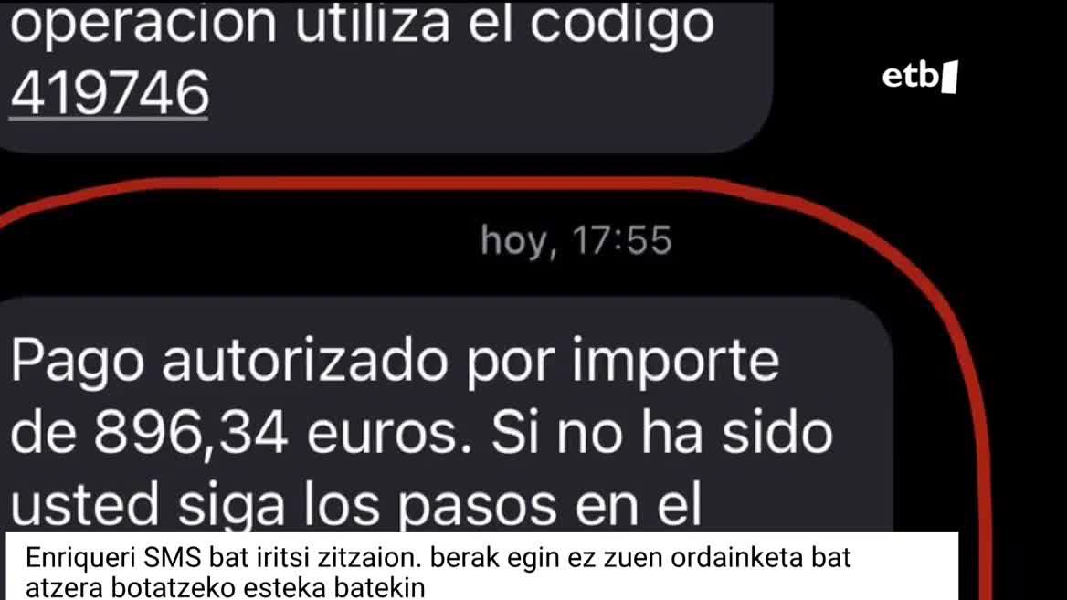 Helburua da erabiltzailea engainatu eta bere informazio pertsonala lortzea, lapurtzeko edo eta bere identitatea ordezkatzeko asmoz. Enriqueri, esaterako, 2.500 euroko iruzurra egin diote asteartean. Lorenari, berriz, 500 euro kendu dizkiote.