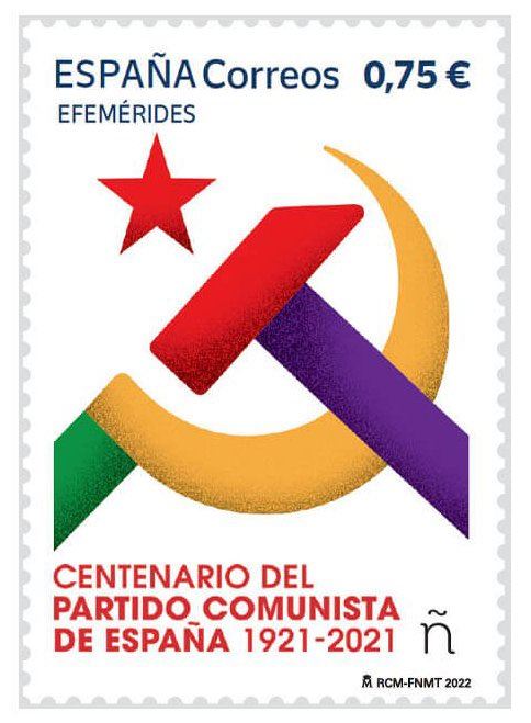Imagen del sello de Correos en cuestión, distribuido en redes sociales.